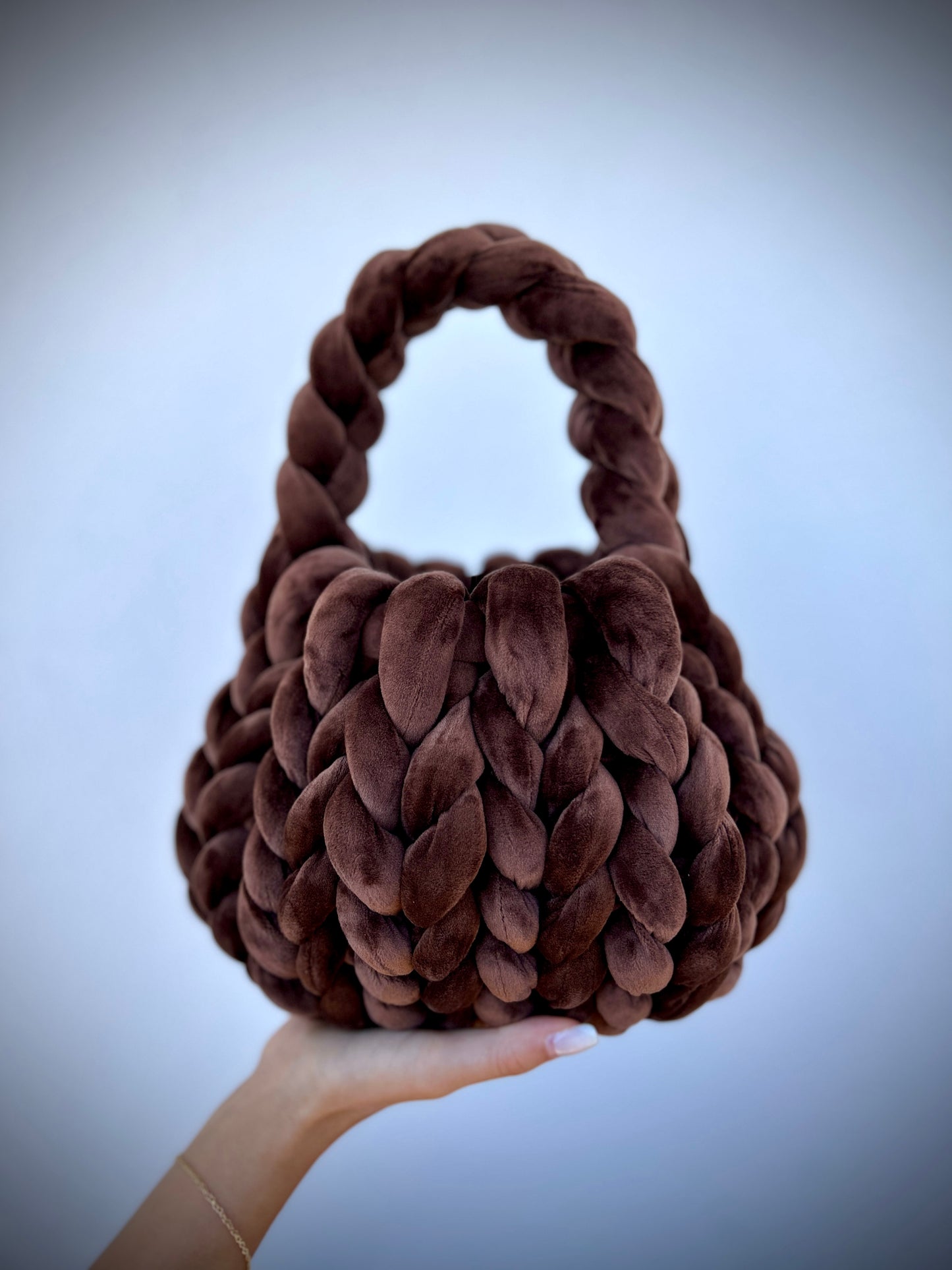 👜 Chunky Bag in velluto marrone – Edizione limitata