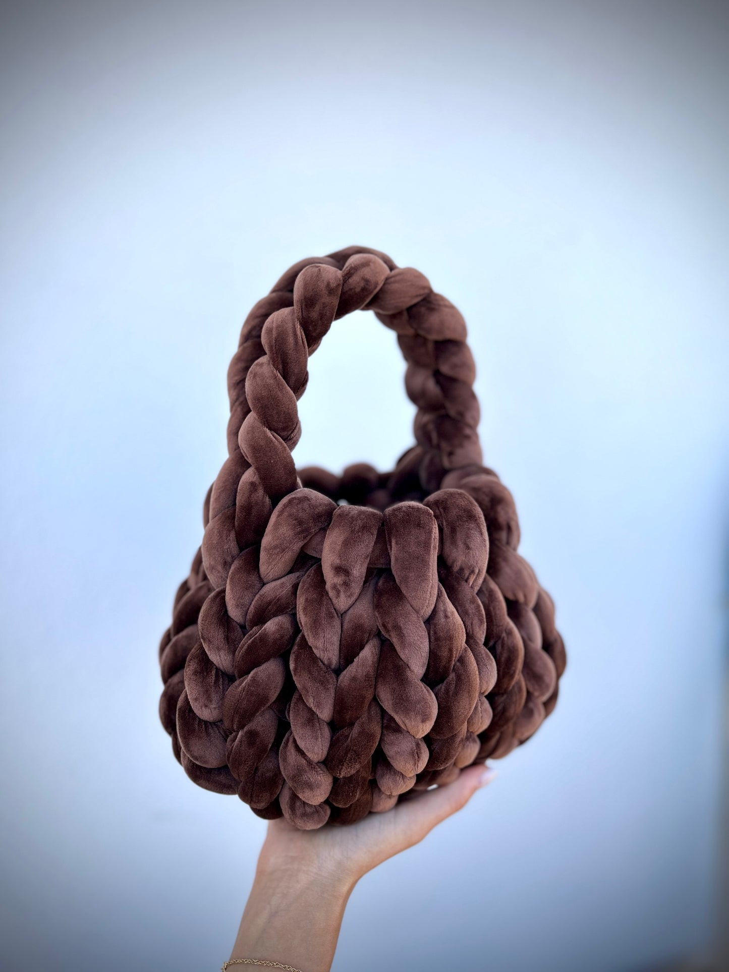 👜 Chunky Bag in velluto marrone – Edizione limitata